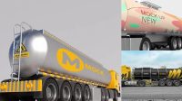 9627+ Fuel Truck Mockup Include TIFF