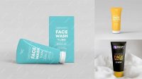 963+ Face Wash Tube Mockup Free Download Professional PSD Template