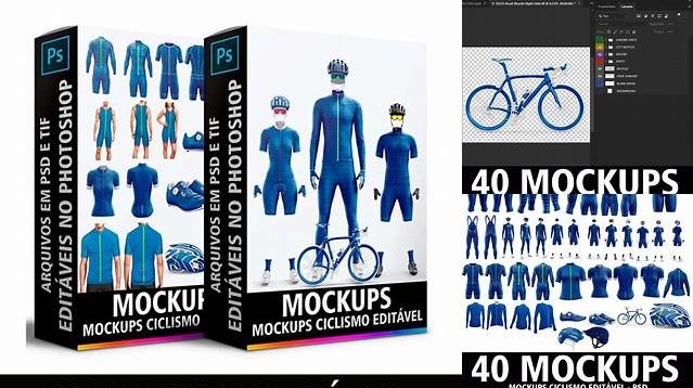 9632+ Mockup Ciclismo Versatile Photoshop File