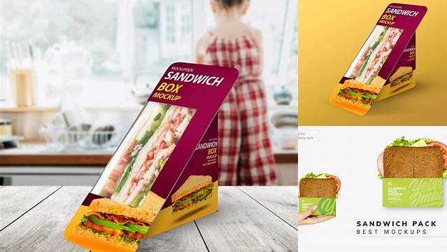 9634+ Sandwich Mockup Best for Showcase