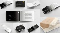 9635+ Free Landscape Book Mockup Mockup PSD Free Download