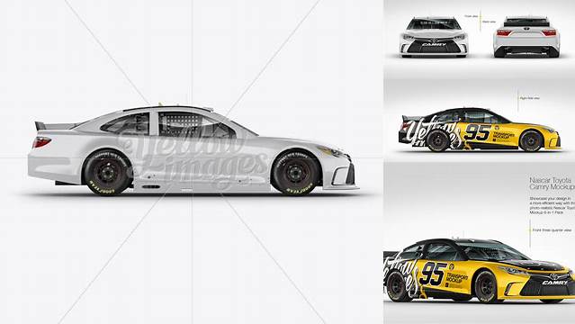 9635+ Nascar Camry Right view PSD Mockup Photoshop PSD Free for Designers