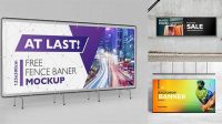 9637+ Web Banner Mockup Free PSD