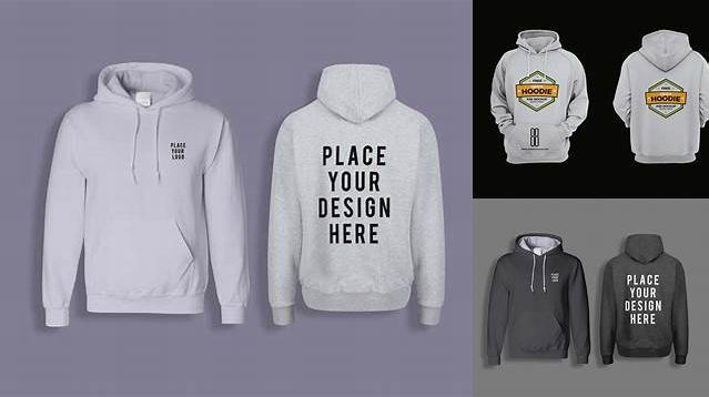 9641+ Men’s Pullover Hoodie PSD Mockup Front View Professional Photoshop Design Freebie