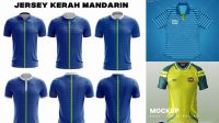 9641+ Mockup Baju Kerah Layered PSD File