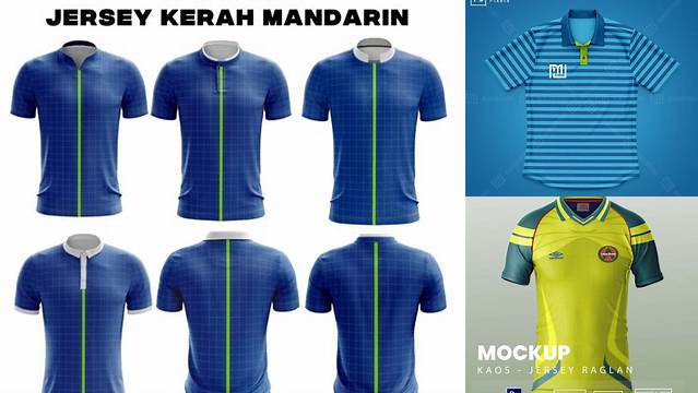 9641+ Mockup Baju Kerah Layered PSD File