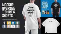 9641+ Mockup T Shirt Oversize Include TIFF