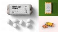 9648+ Egg Box Mockup Free Best for Showcase