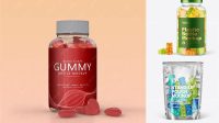 9649+ Gummies Mockup For Free Download