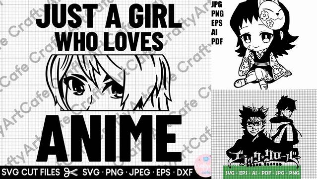 9650+ Anime Svg Files Professional Quality PSD Freebie