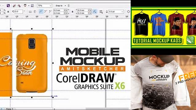 9651+ Mockup Coreldraw Download Customizable PSD