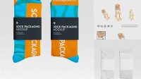 9651+ Sock Packaging Mockup Easy-to-Edit Photoshop Freebie