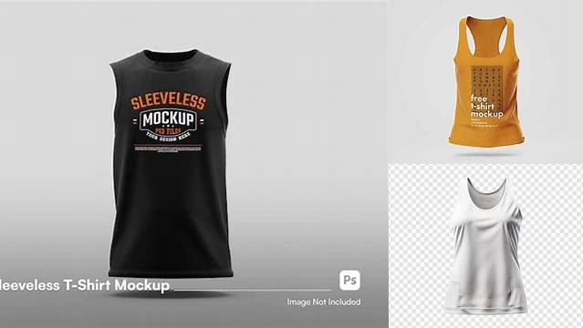 9655+ Mockup Sleeveless Professional PSD Resource