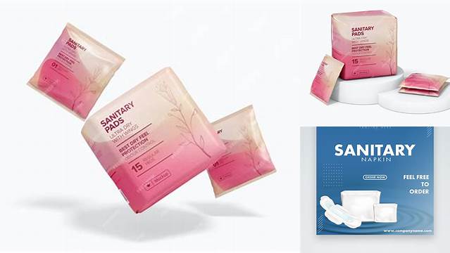 966+ Sanitary Pad Mockup Free Free Graphic Design Resource