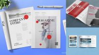 9664+ Magazine Ad Mockup Psd Free Elegant Free Template