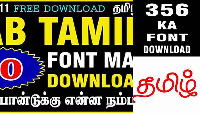 9665+ Tamil Fonts Collection Zip Free Download Include TIFF