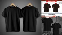 9668+ Download Mockup Kaos Hitam Cdr Digital Download