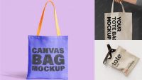 9671+ Tote Bag Mockup Online Best Free Mockup PSD