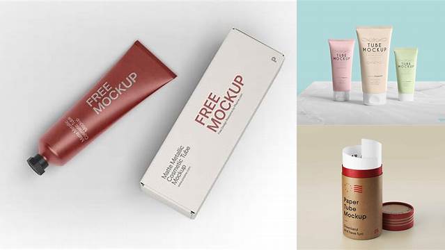 9674+ Matte Tube PSD Mockup Exclusive Free PSD Mockups