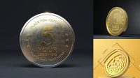 9677+ Free Coin Mockup Psd High Resolution