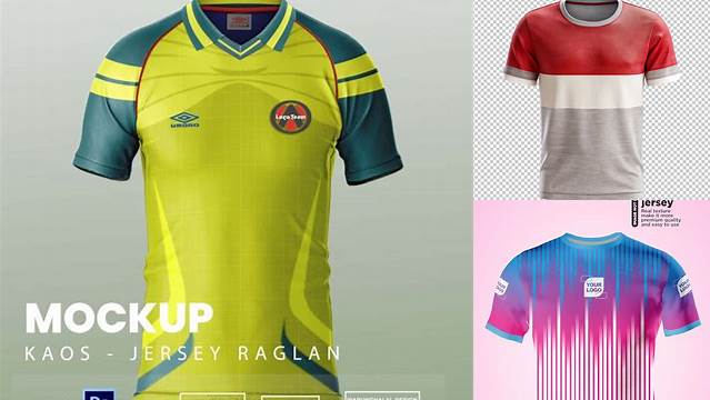 9678+ Mockup Jersey Kerah Psd Modern Design PSD