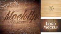 9678+ Wood Burn Mockup High-Quality PSD Files