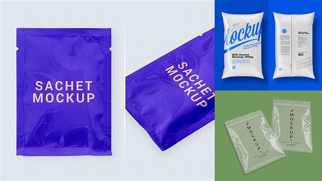 9682+ Milk Sachet Mockup Free PSD Free Download