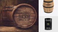 9688+ Barrel Mockup Free Digital Download