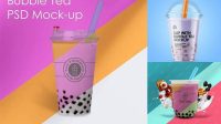 9690+ Mockup Boba Free PSD