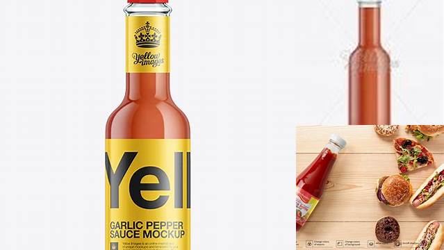 9692+ Garlic Pepper Sauce PSD Mockup Exclusive Free Creative Resource