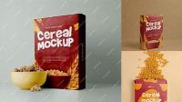 9692+ Mockup Cereal Box Hight Resolution