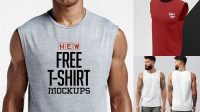 9693+ Muscle Tee Mockup Creative Design File