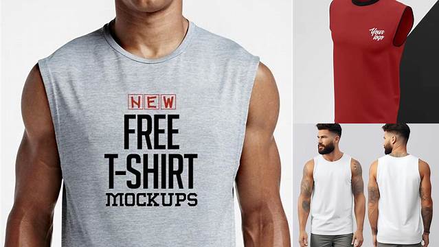 9693+ Muscle Tee Mockup Creative Design File