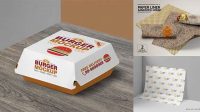 9694+ Burger Paper Liner Packaging Mockup Free Download Download PSD Now