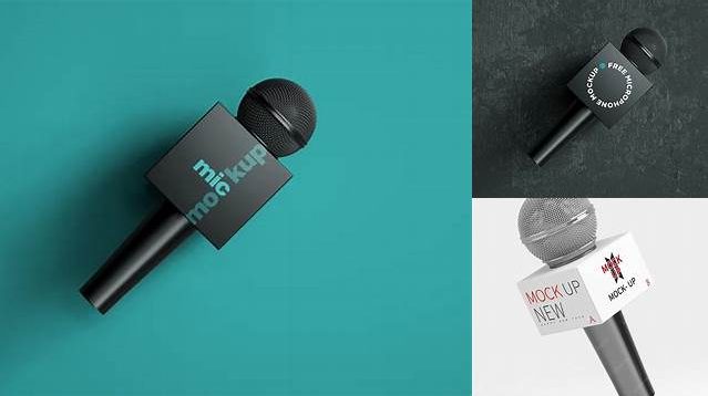 9705+ Matte Microphone PSD Mockup Exclusive Free PSD Mockups