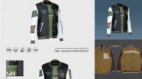 9706+ Varsity Jacket Mockup Download Free