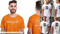 971+ Front And Back T Shirt Mockup Easy Editable