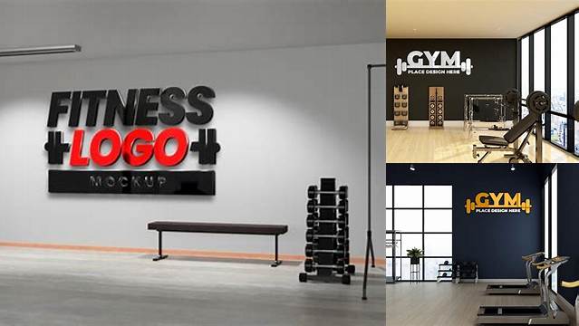 971+ Gym Logo Mockup PSD Download