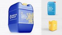 9713+ Plastic Jerry Can Mockup Include TIFF