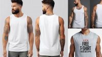 9721+ Muscle Tee Mockup Digital Download