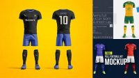 9726+ Football Kit Psd Stylish Free PSD