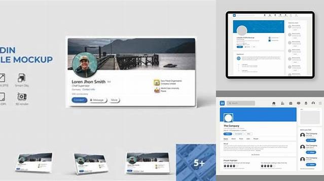 9726+ Linkedin Profile Mockup Free Best for Showcase