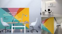 9729+ Office Wall Mockup PSD Free Download