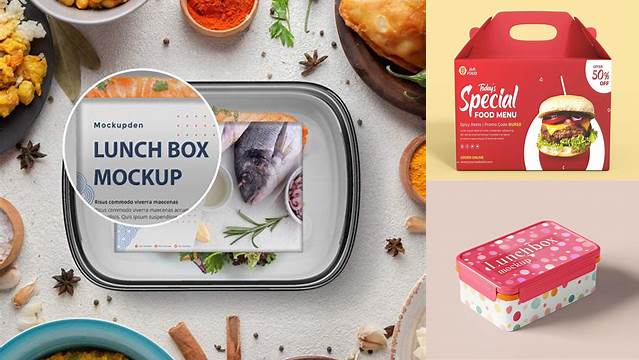 9730+ Lunch Box Mockup Psd Elegant Free Graphic Resource