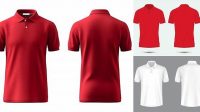 9736+ Polo Shirt Mockup Front And Back Free Graphic Design Resource