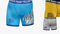 9740+ Men's Boxer Briefs PSD Mockup Back Half Side View Easy-to-Edit Photoshop Freebie