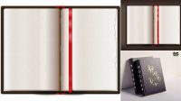 9742+ Opened Leather Book PSD Mockup High-Resolution Graphic