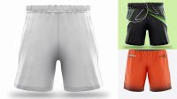 9742+ Soccer Shorts Mockup Digital Resource Free Download