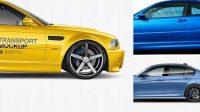 9747+ Bmw M3 Side View PSD Free Download