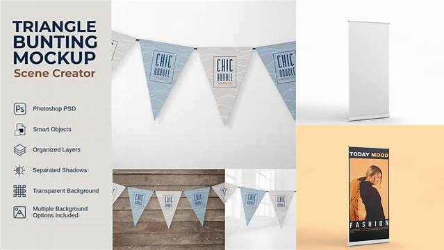 975+ Bunting Mockup Psd Free Download Customizable Design Files